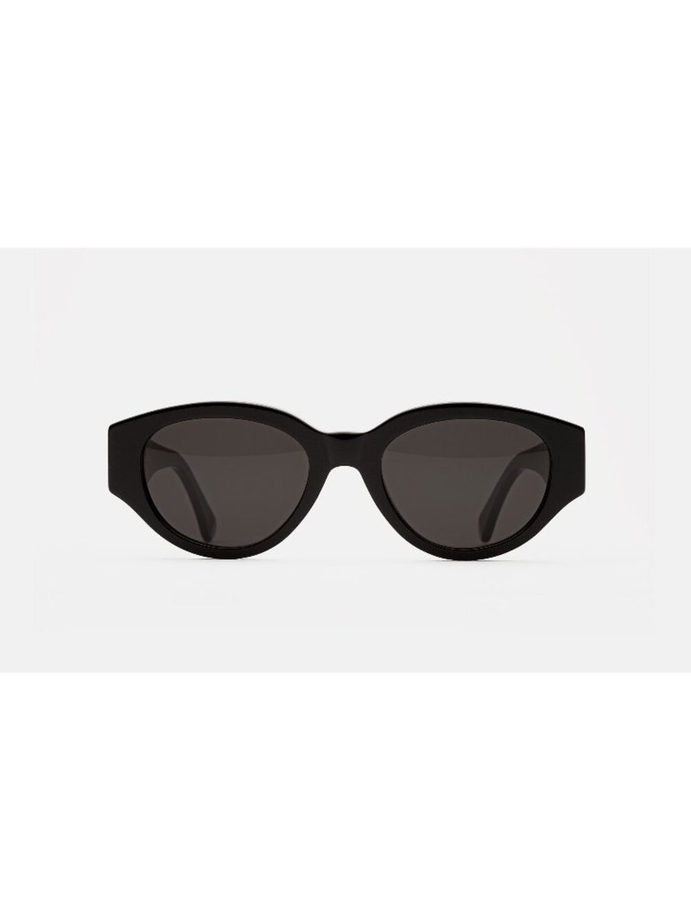 New Retrosuperfuture Unisex Sunglasses Grey Square Black Lens Acetate Frame DREW
